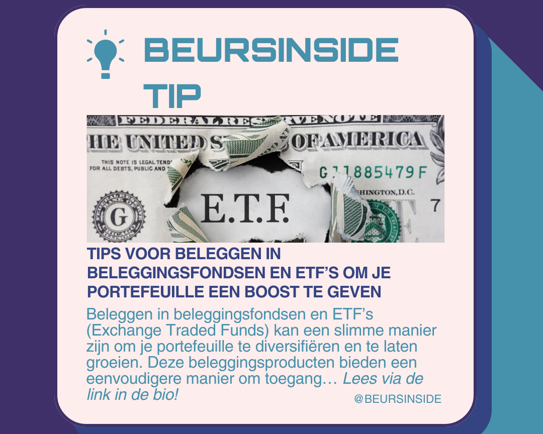 Tips voor Beleggen in Beleggingsfondsen en ETF's om Je Portefeuille een Boost te Geven