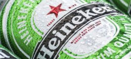 Heineken heeft negatieve trend